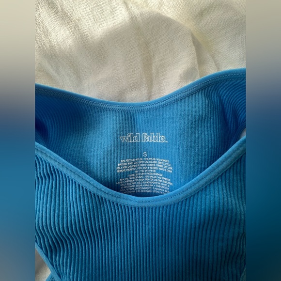 Blue Halter Top - Picture 3 of 4